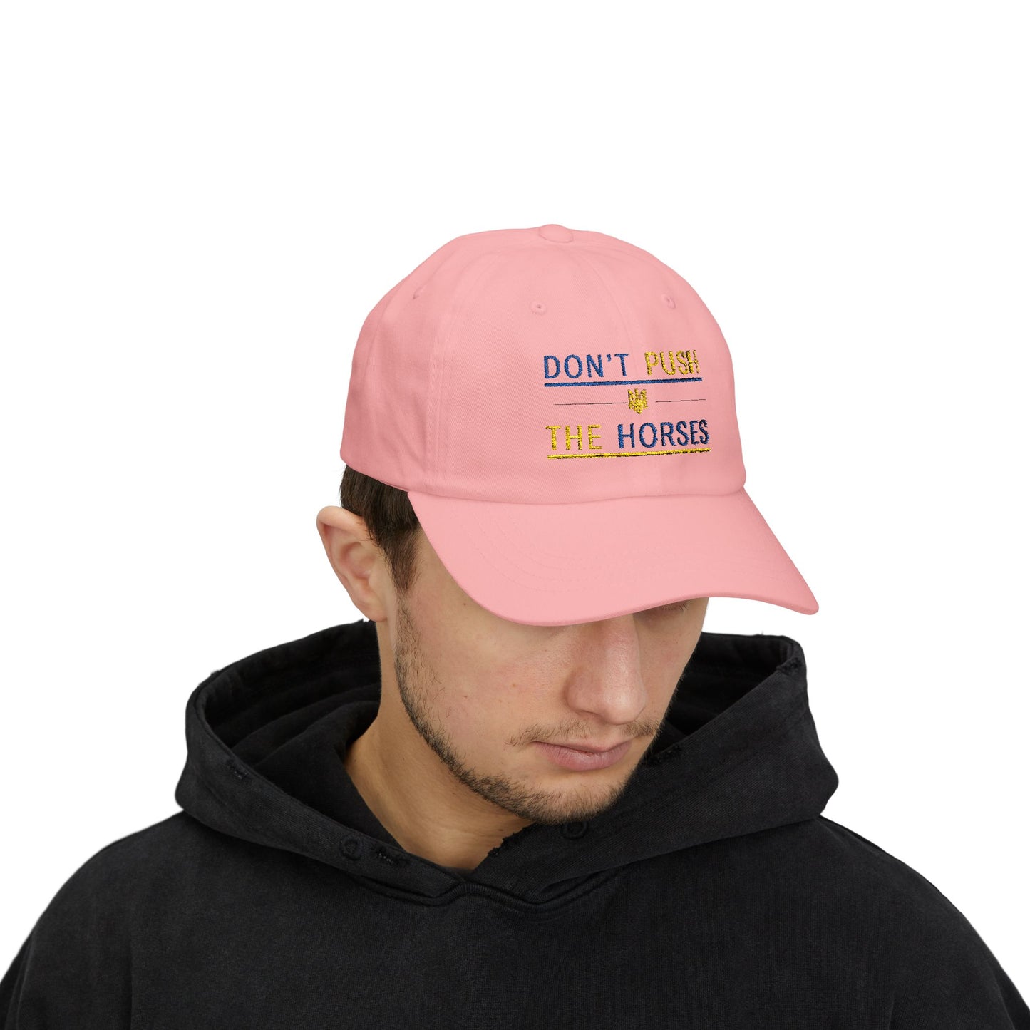 Playful Dad Cap Don't Push The Horses | DPTH