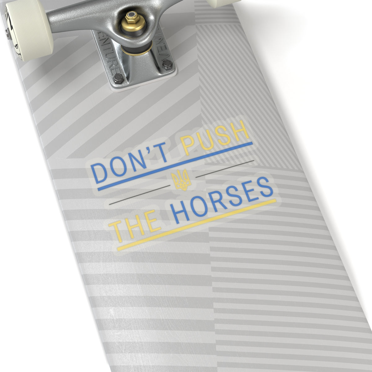 Kiss-Cut Stickers Don't Push The Horses | DPTH