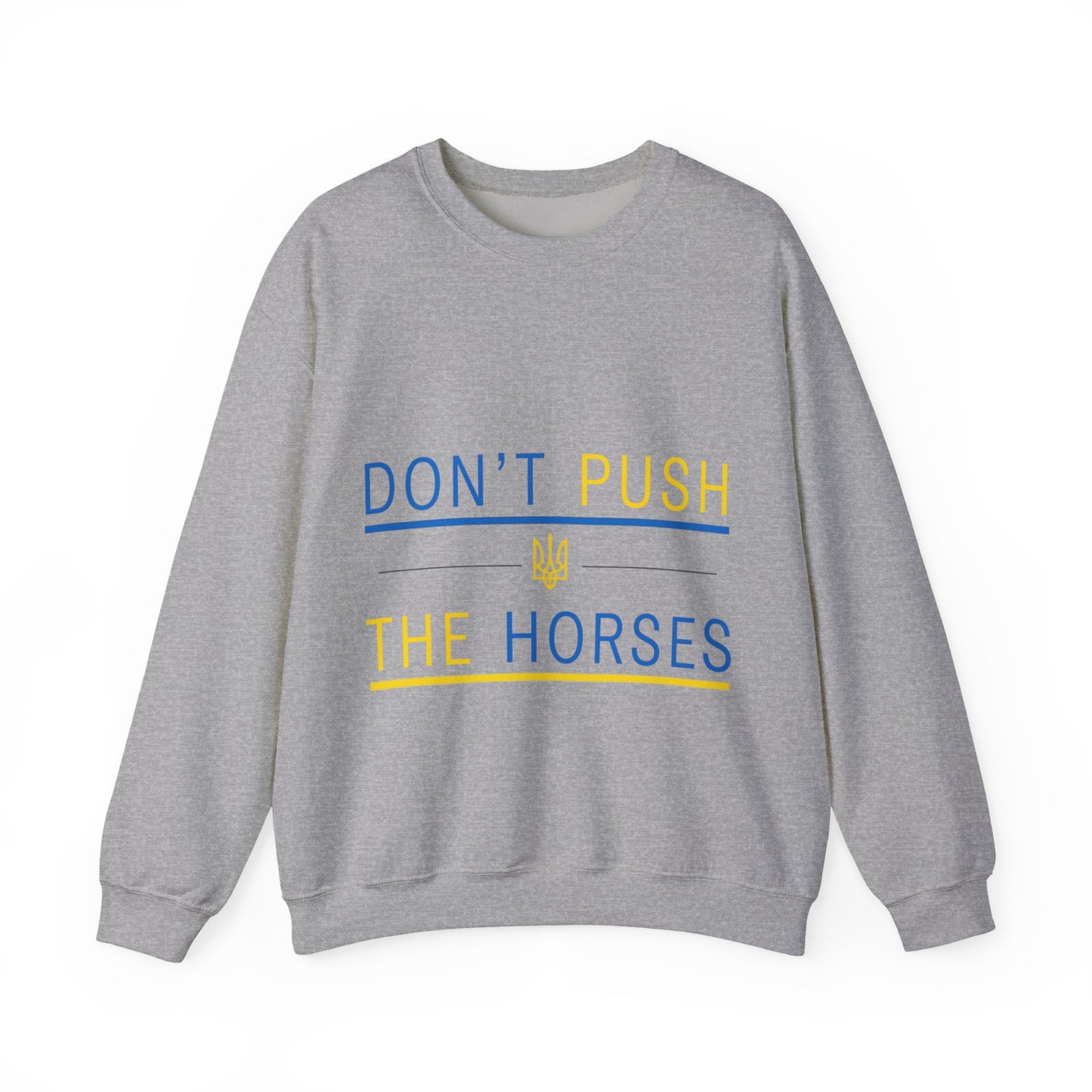 Sweatshirt Don't Push The Horses | DPTH