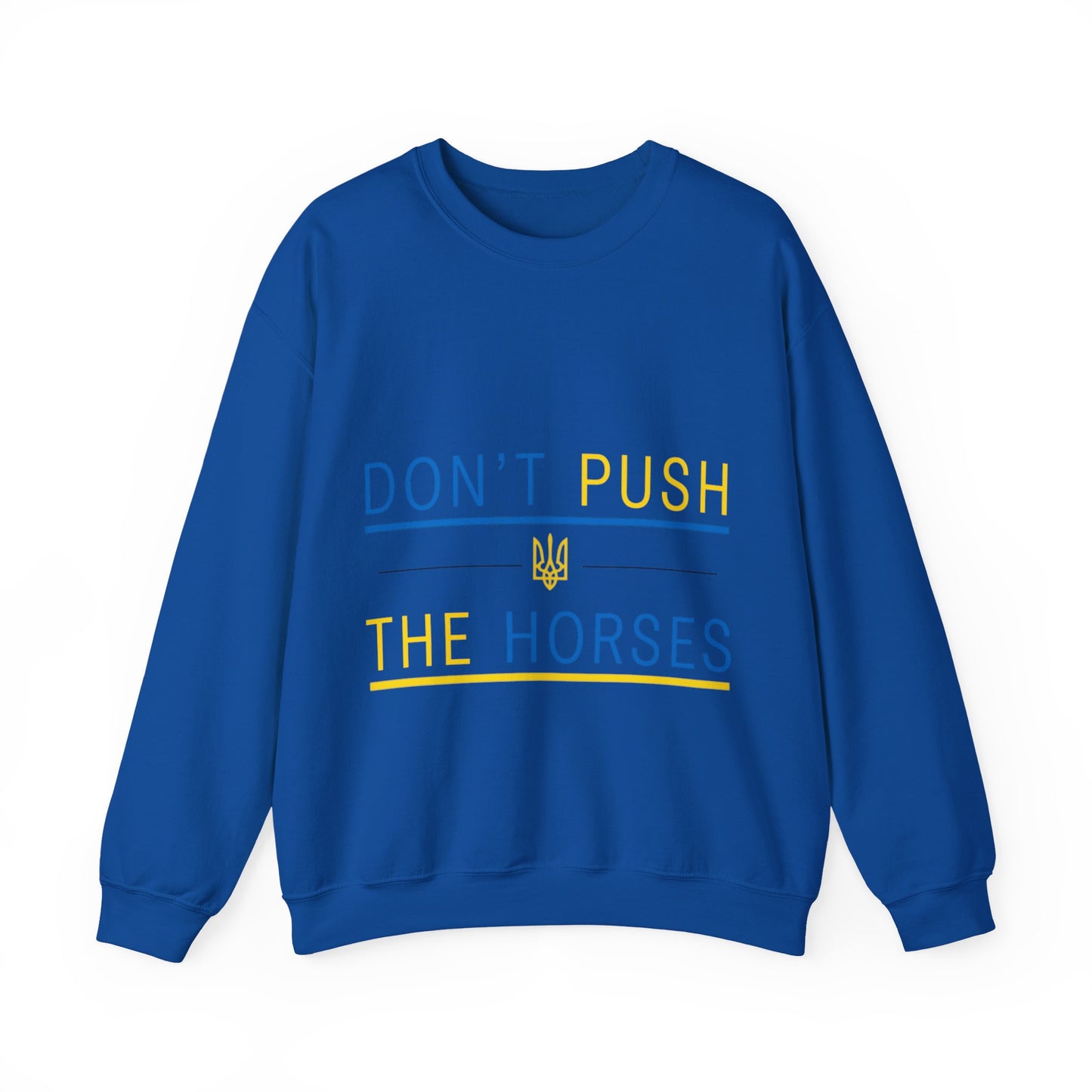 Sweatshirt Don't Push The Horses | DPTH