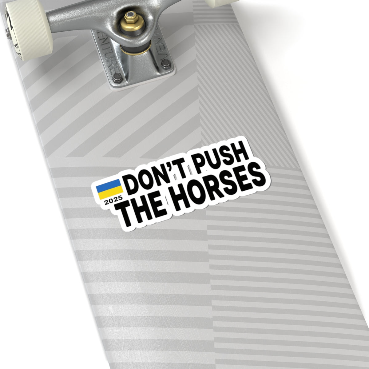 Vinyl Decals for Laptop - Don't Push The Horses | DPTH