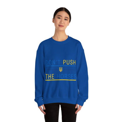 Sweatshirt Don't Push The Horses | DPTH