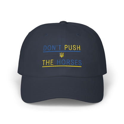 Playful Dad Cap Don't Push The Horses | DPTH