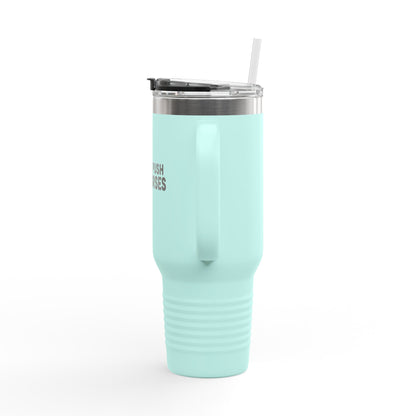 Insulated Travel Mug, 40oz - Don't Push The Horses | DPTH
