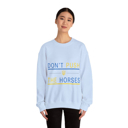Sweatshirt Don't Push The Horses | DPTH