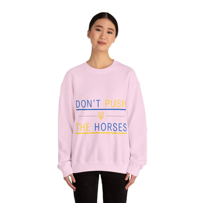 Sweatshirt Don't Push The Horses | DPTH
