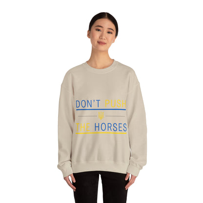 Sweatshirt Don't Push The Horses | DPTH