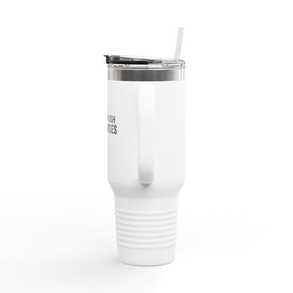 Insulated Travel Mug, 40oz - Don't Push The Horses | DPTH