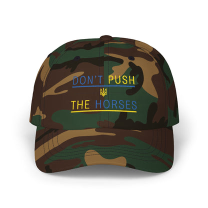 Playful Dad Cap Don't Push The Horses | DPTH